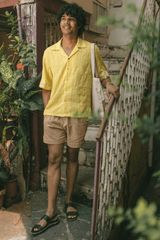 Yellow Cutwork Shirt