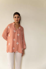 Rose Embroidered Muslin (Shirt only)