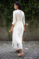 Off-white Moroccan Muslin Maxi