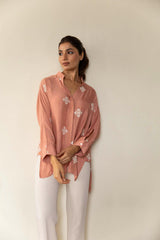 Rose Embroidered Muslin (Shirt only)