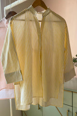 Lemon Striped Cotton (Shirt only)