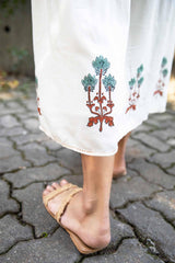 Off-white Moroccan Muslin Maxi