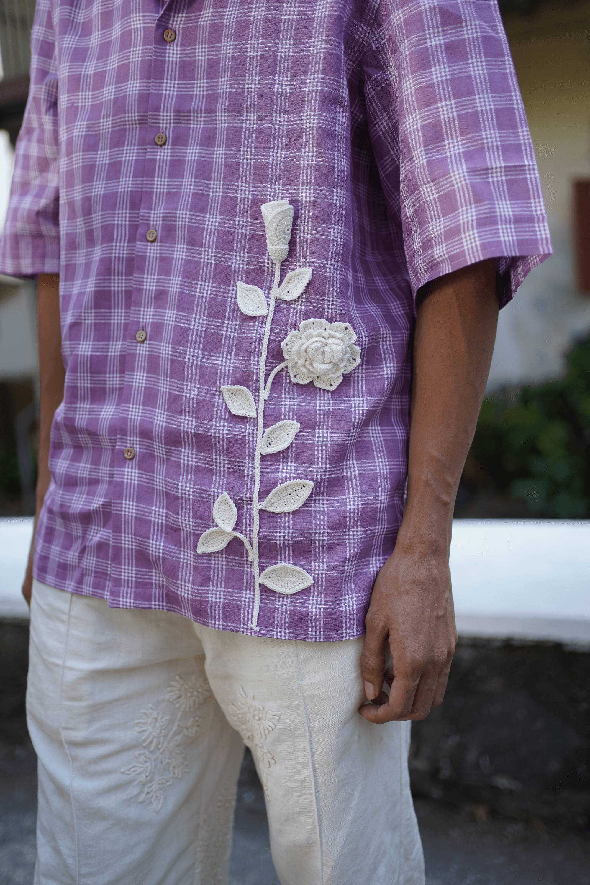 Safed Gulab Shirt