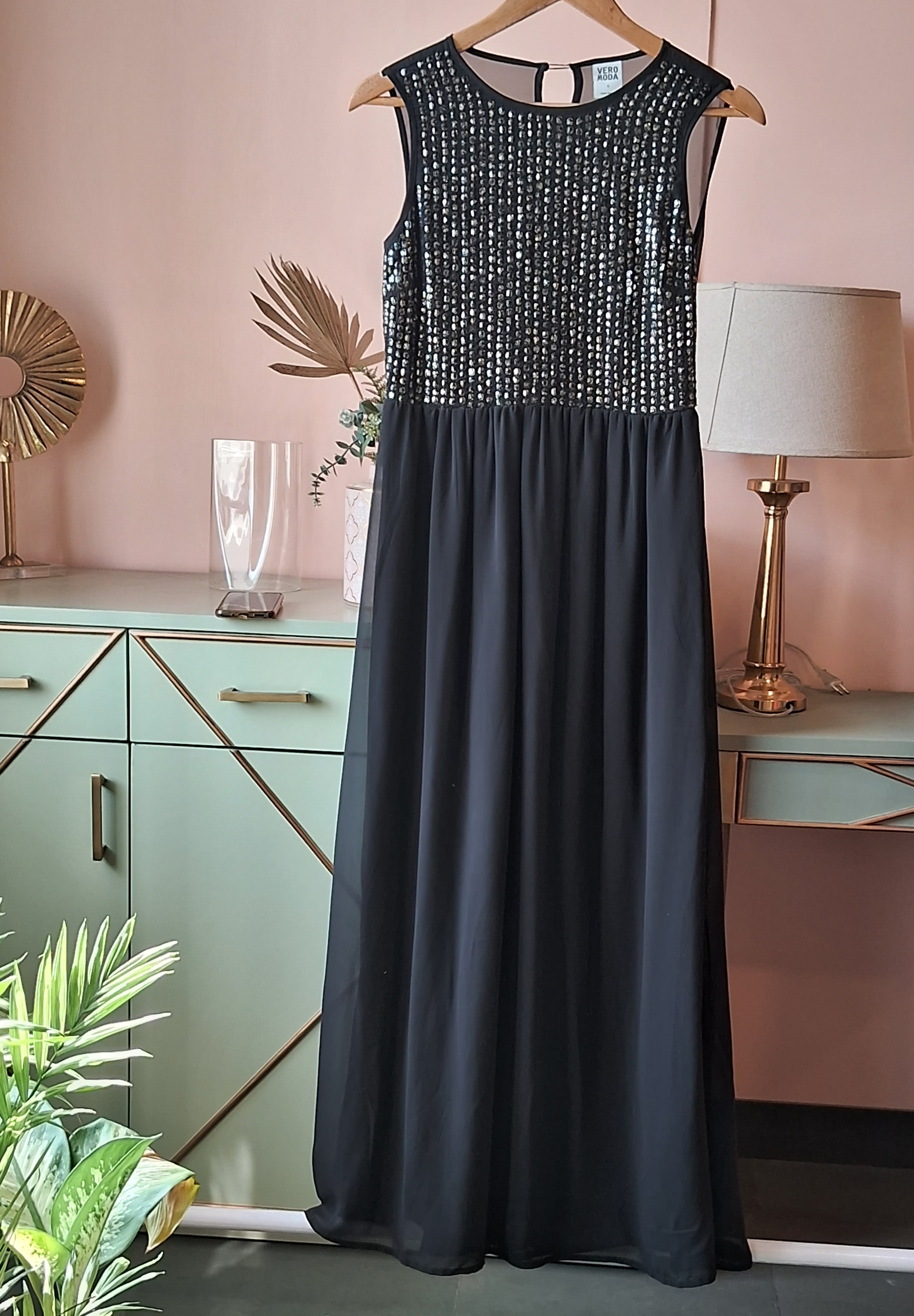 Black Evening Maxi (PL-98)