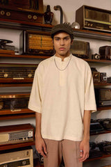 Boxy Kurta - Cream