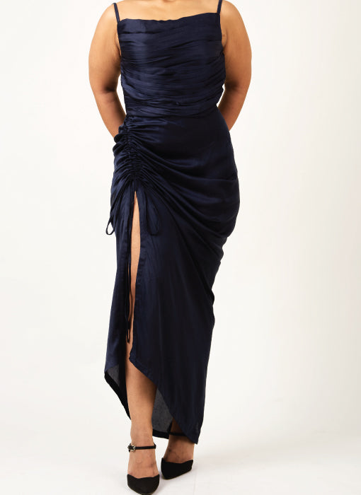 Midnight Navy Blue Dress