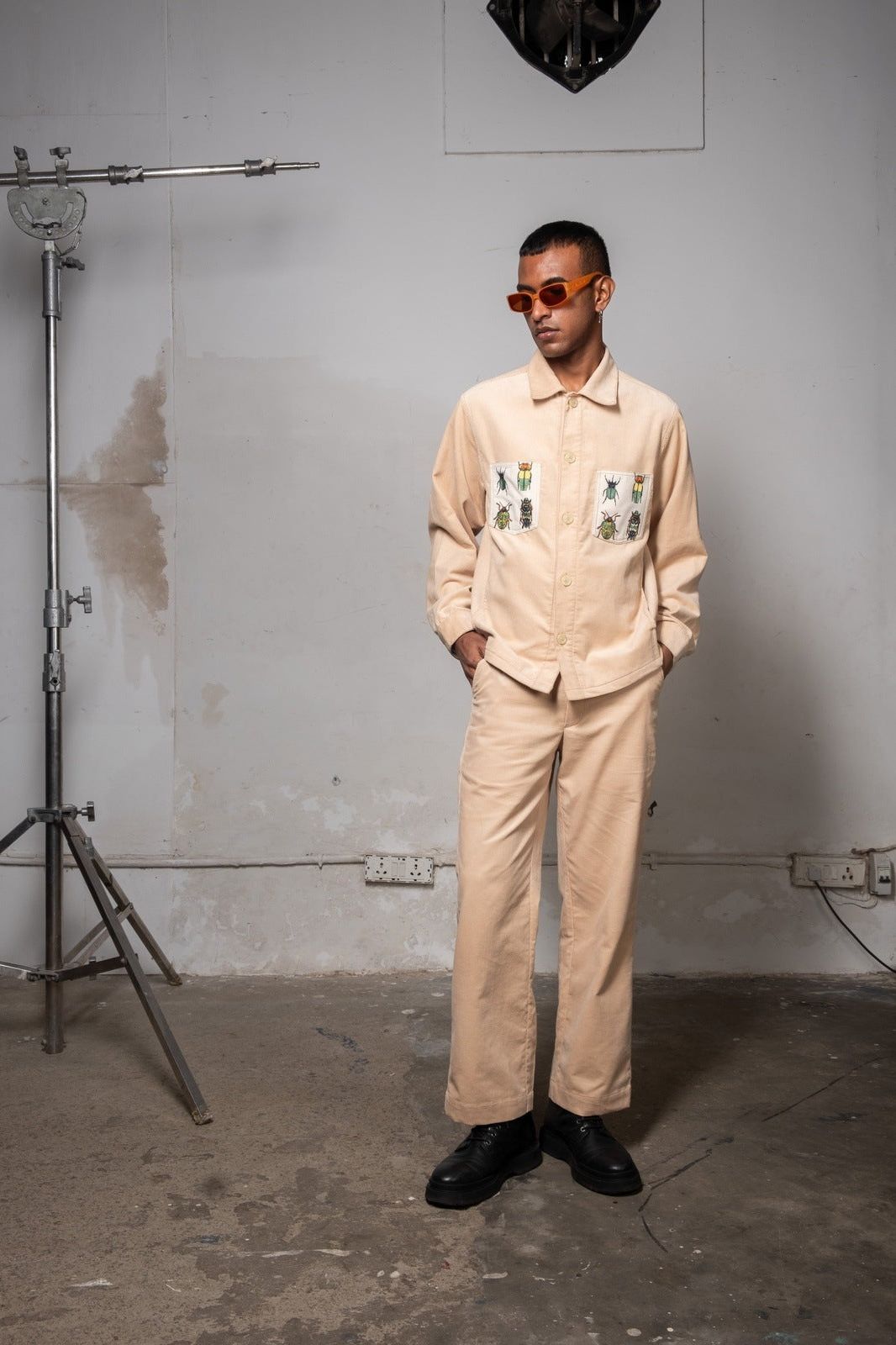 Corduroy desert sand shirt