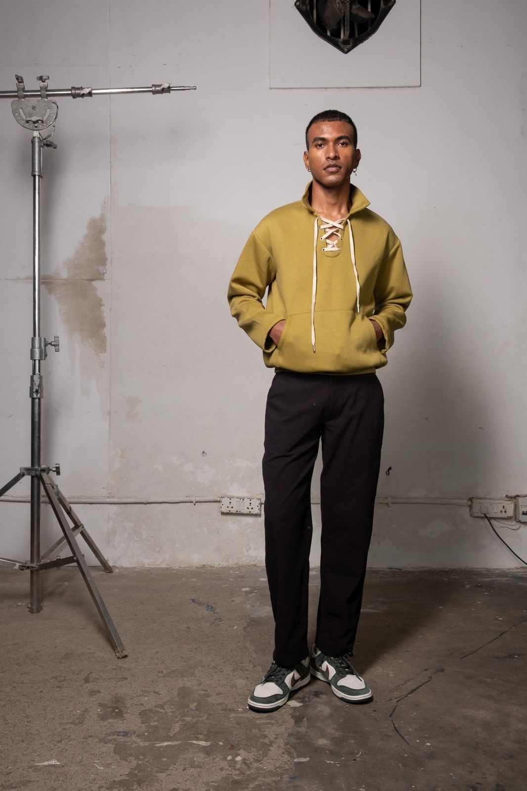 Mustard Fleece Pullover