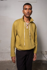 Mustard Fleece Pullover