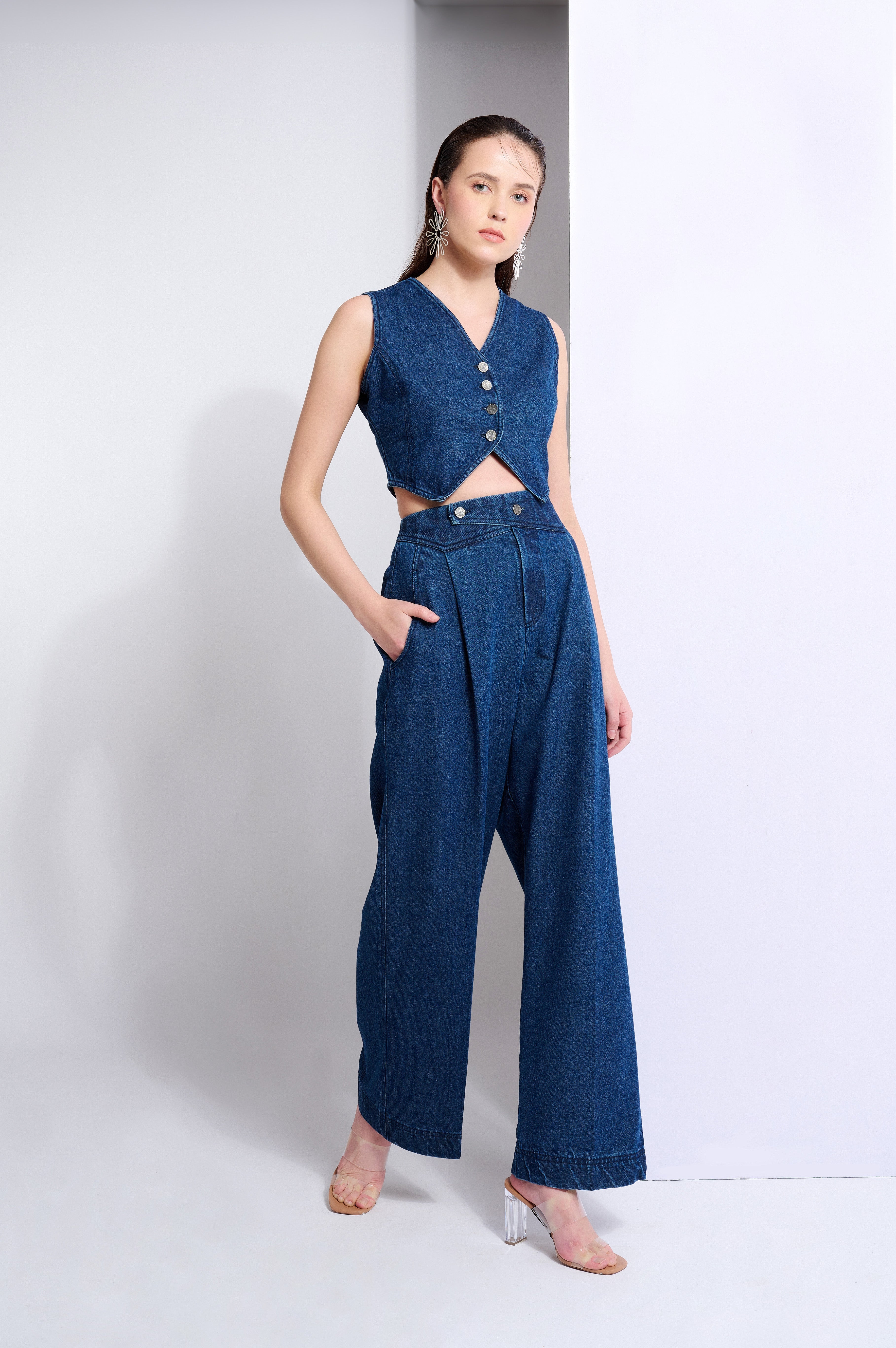 ELENA DENIM CO-ORD SET