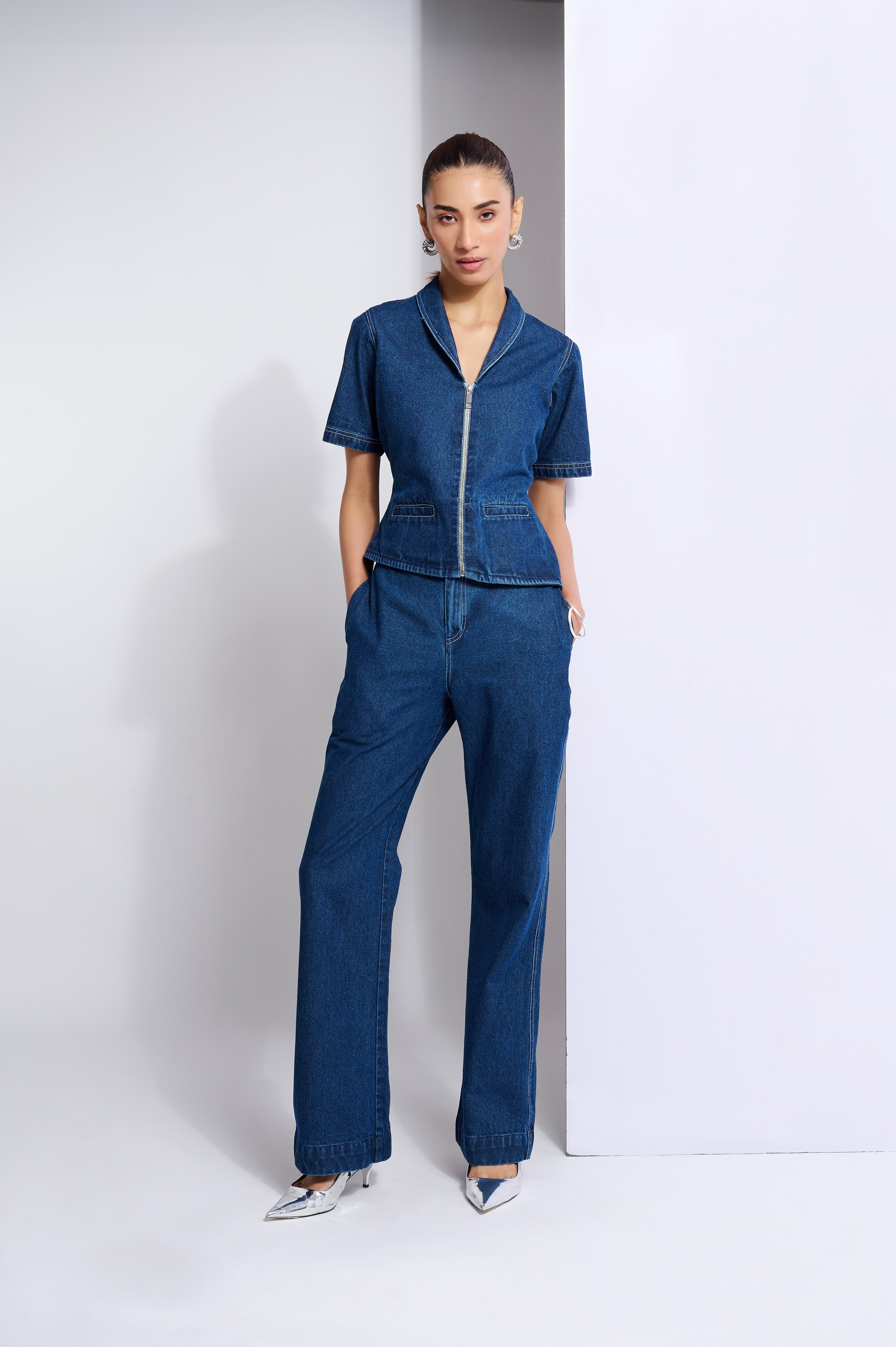 PENELOPE DENIM CO-ORD SET