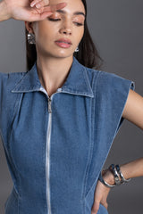 JUNE DENIM DRESS