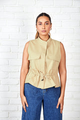 Fit Adjustable Sleeveless Jacket