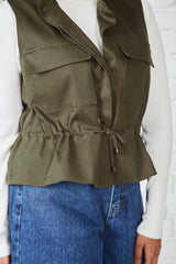 Fit Adjustable Sleeveless Jacket