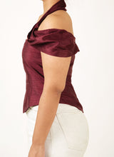 Nightfall Wine Corset Top