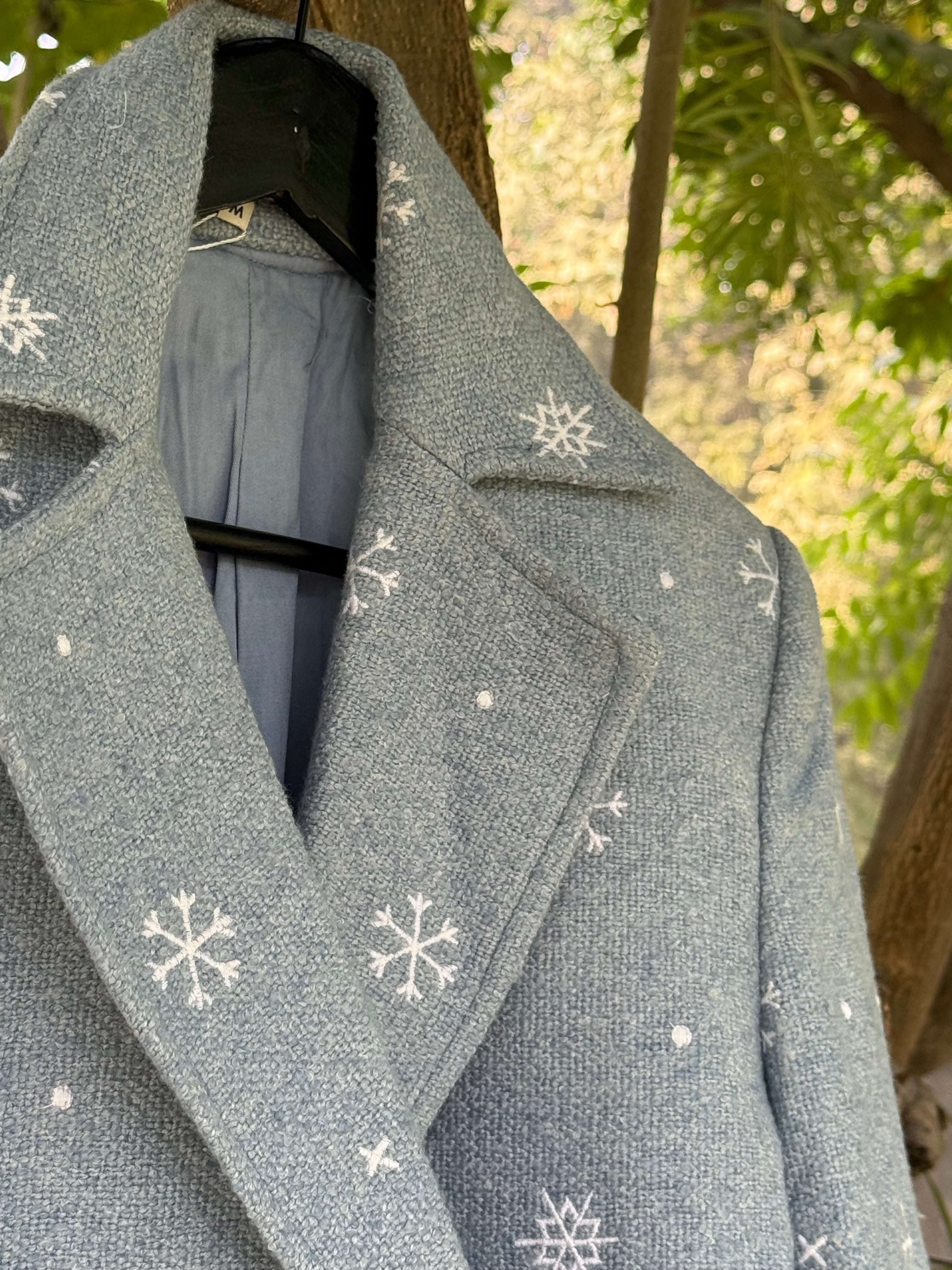 Snowflake coat (and muffler)