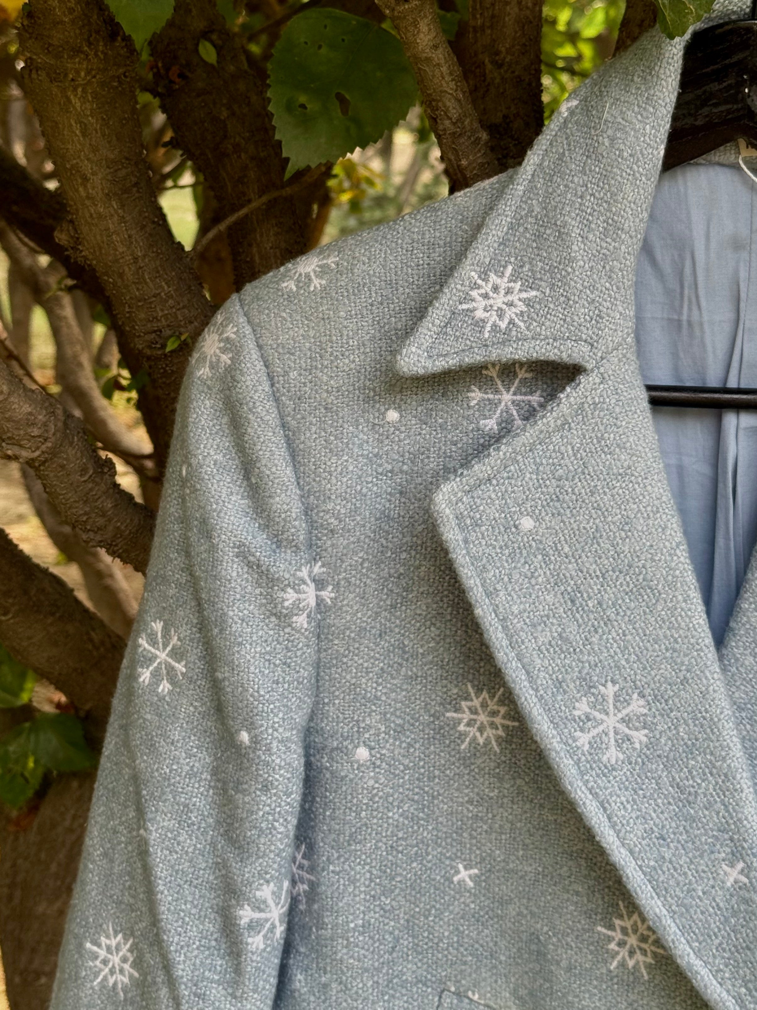 Snowflake coat (and muffler)